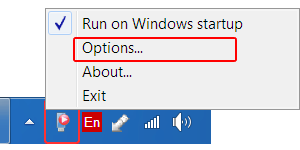 Context menu